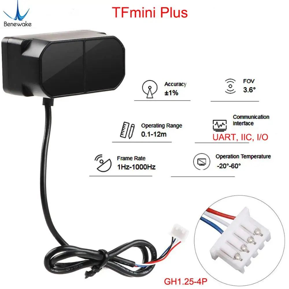 2PCS TFmini Plus Lidar Range F - Home Automation Arduino ulasan dan harga