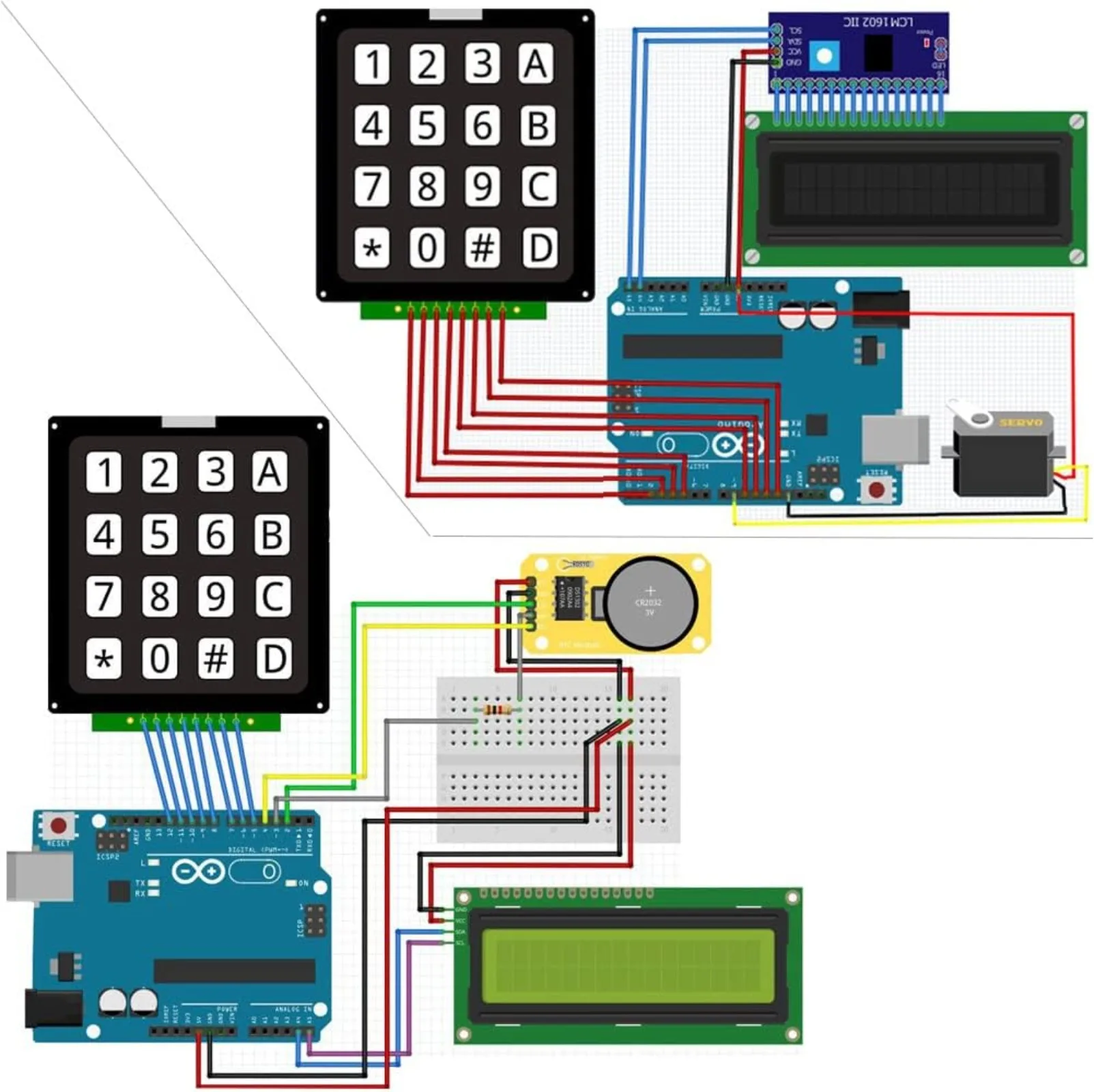 4x4 Matrix Membrane Keypad 16  - Home Automation Arduino ulasan dan harga
