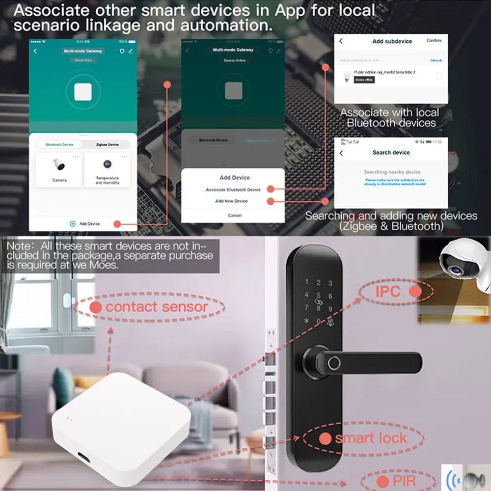 Tuya Zigbee Bluetooth Multi-mo - Home Automation Ideas ulasan dan harga