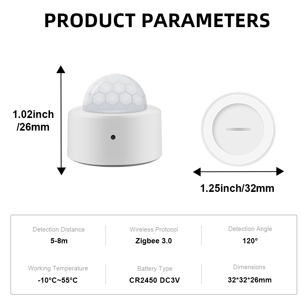 Tuya ZigBee Light Sensor Lumin - Home Automation Ideas ulasan dan harga