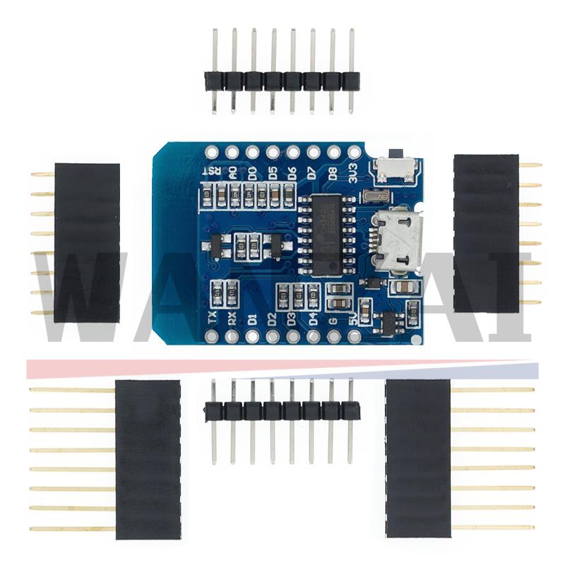 WeMos D1 Mini Pro V3.0.0 Bytes - Esp8266 Nodemcu Board ulasan dan harga