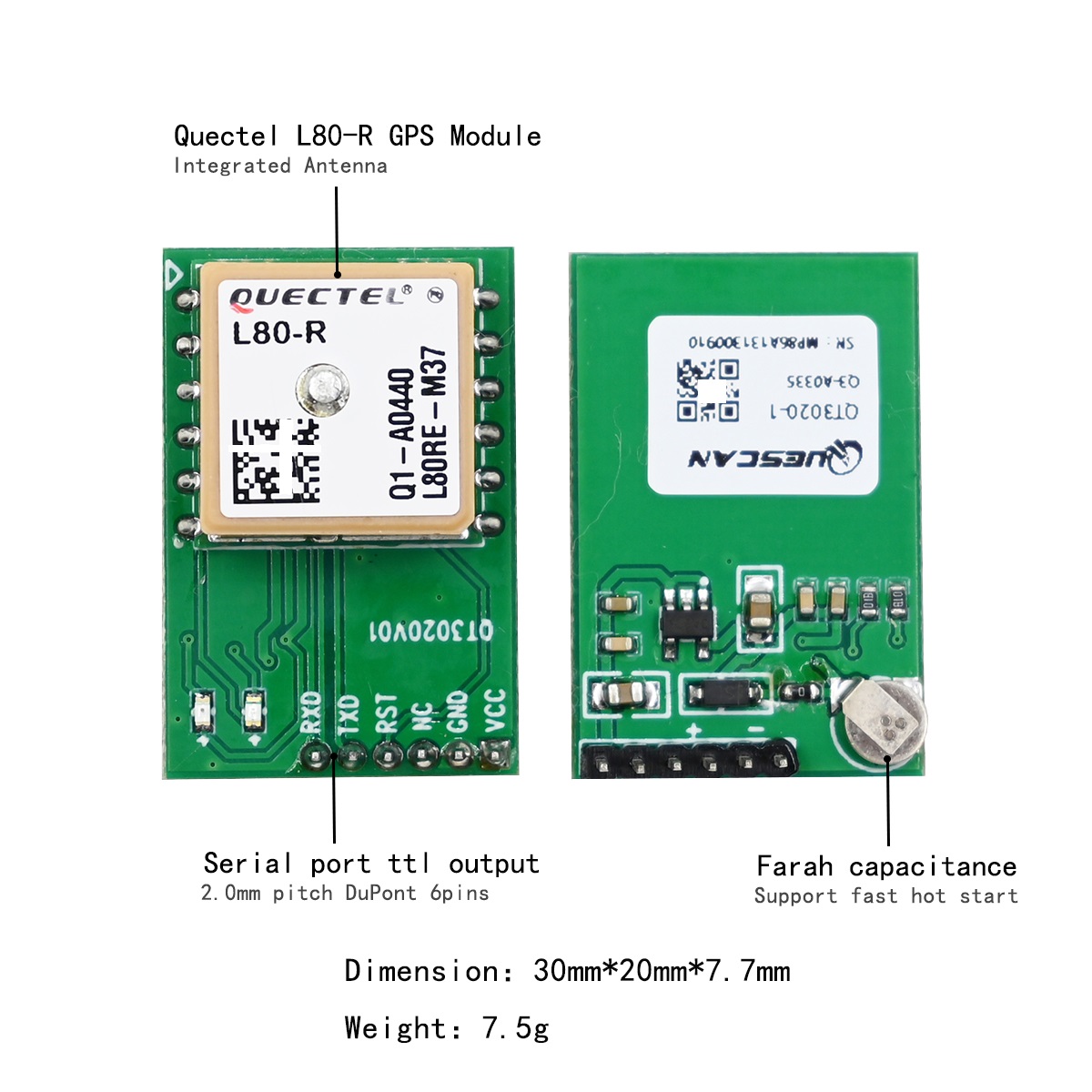 Quectel L80-R L80RE-M37 Serial - Home Automation Arduino ulasan dan harga