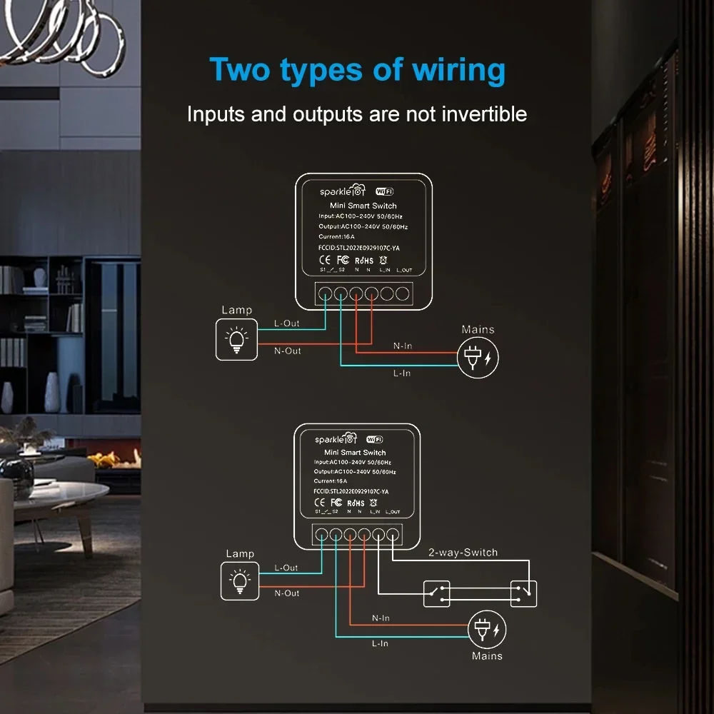 16A Matter WIFI Smart Switch A - Home Automation Tutorial ulasan dan harga