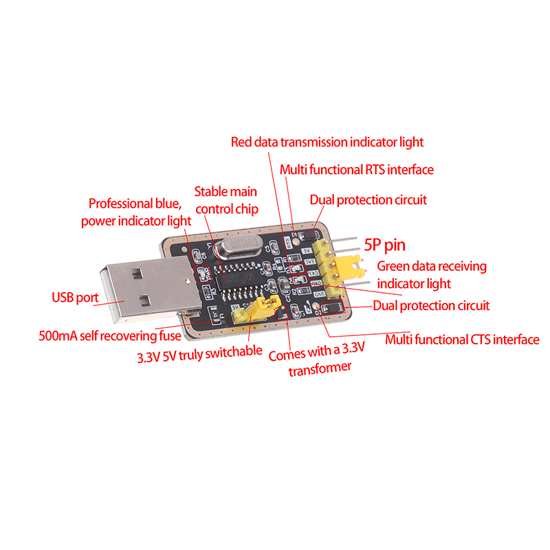 **CH340G Serial Port Modules U - Home Automation Arduino ulasan dan harga
