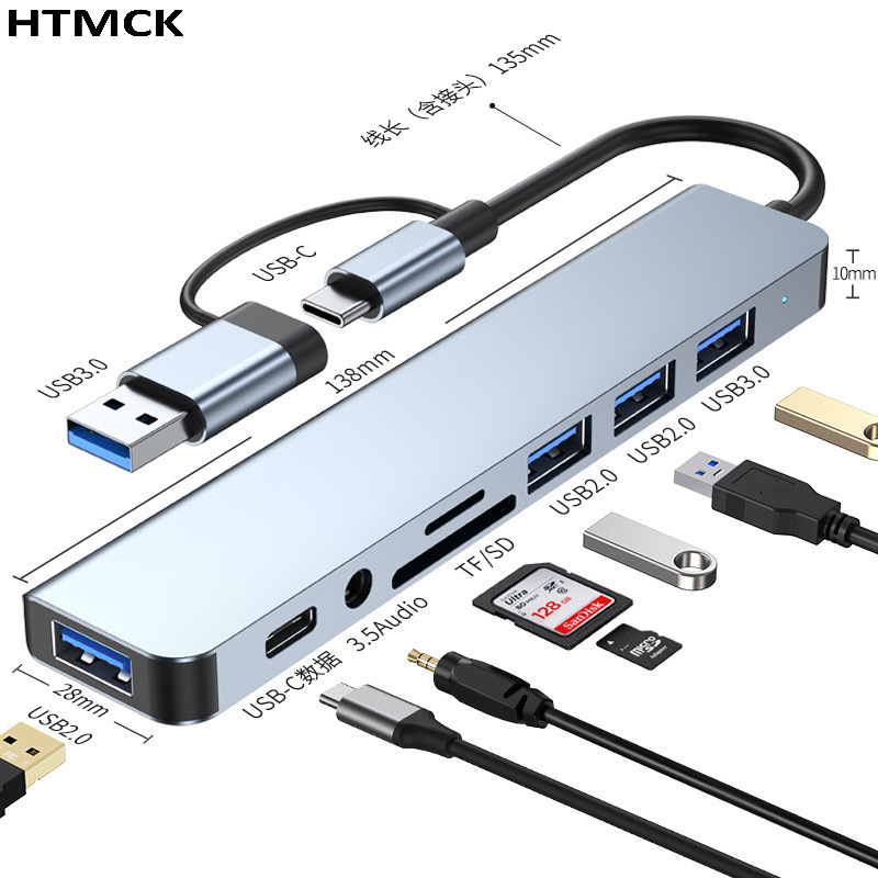 8 in 2 USB C Hub Multi Port Do - Home Assistant Sd ulasan dan harga