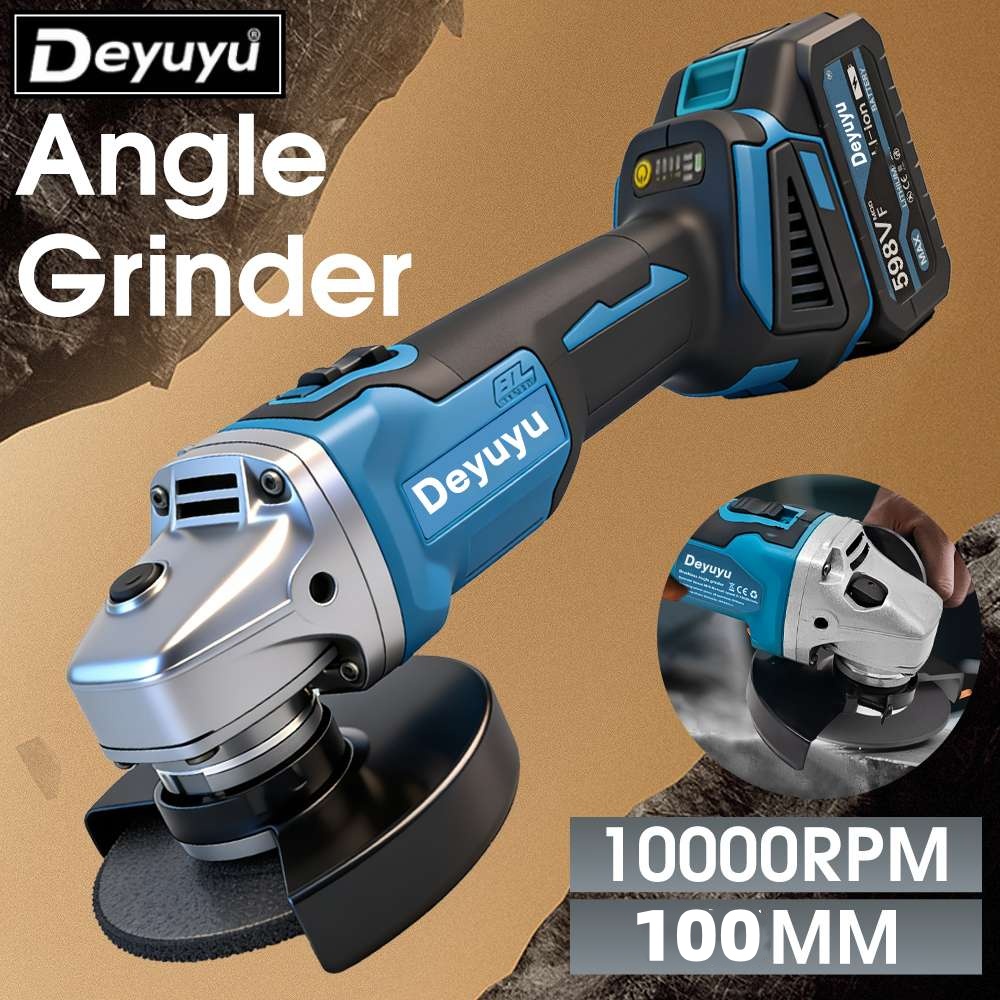 100mm Rechargeable Angle Grind - Diy Automation ulasan dan harga