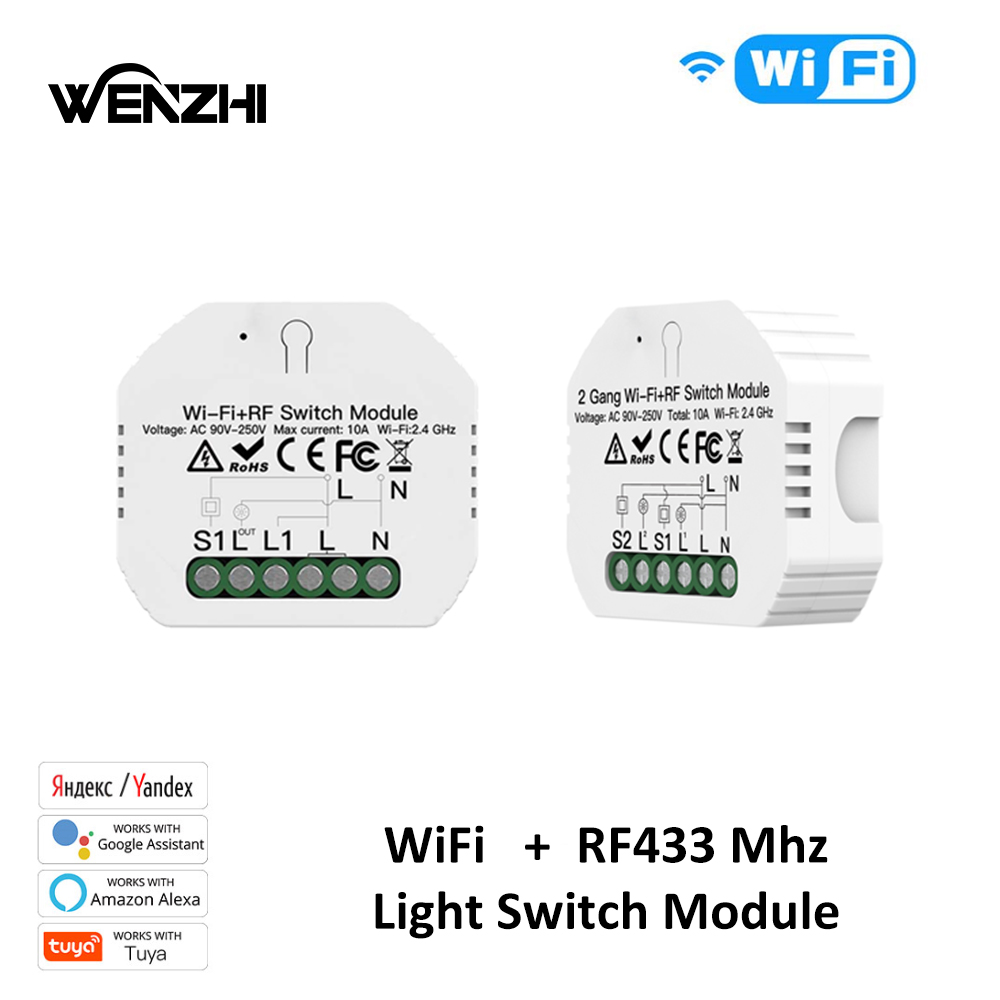 1/2Gang Light Switch DIY Modul - Home Automation Panel Diy ulasan dan harga